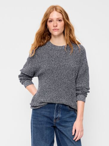 Old Navy Seaside Cotton Shaker Tunic Sweater - Blue Marl in Kuwait