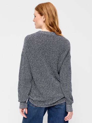 Old Navy Seaside Cotton Shaker Tunic Sweater - Blue Marl in Kuwait