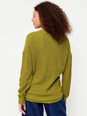 Old Navy Seaside Cotton Shaker Tunic Sweater - Mysterious Fern in Kuwait