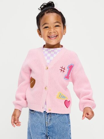 Old Navy Cardigan Sweater for Toddler Girls - Blush On You in Kuwait