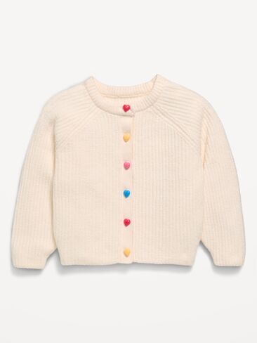 Old Navy SoSoft Cardigan Sweater for Toddler Girls - Creme De La Creme in Kuwait