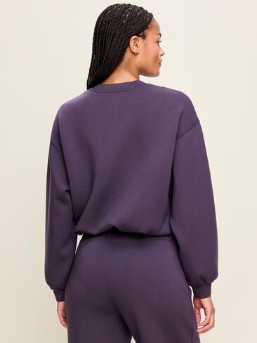 Old Navy Bounce Fleece Bubble-Hem Sweatshirt - Nebula in Kuwait