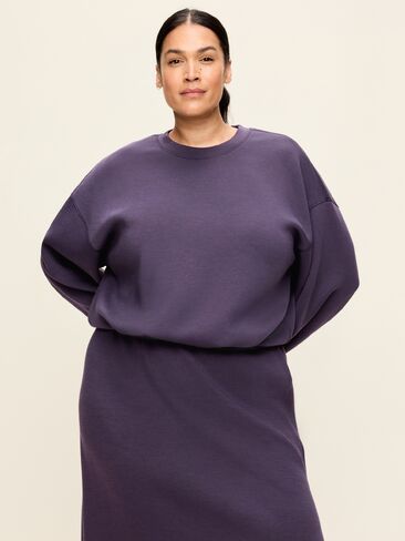 Old Navy Bounce Fleece Bubble-Hem Sweatshirt - Nebula in Kuwait