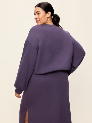 Old Navy Bounce Fleece Bubble-Hem Sweatshirt - Nebula in Kuwait