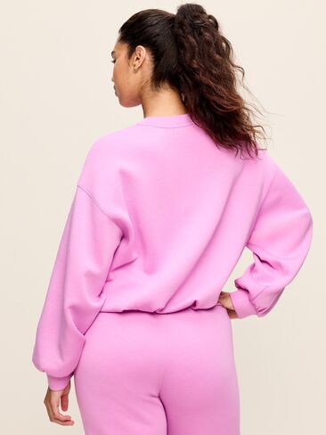 Old Navy Bounce Fleece Bubble-Hem Sweatshirt - Orchid in Kuwait