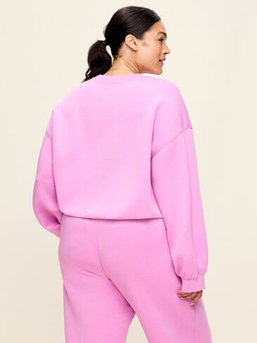 Old Navy Bounce Fleece Bubble-Hem Sweatshirt - Orchid in Kuwait