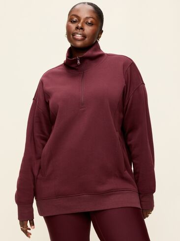 Old Navy Dynamic Fleece Half-Zip Tunic Sweatshirt - Grand Canyon in Kuwait