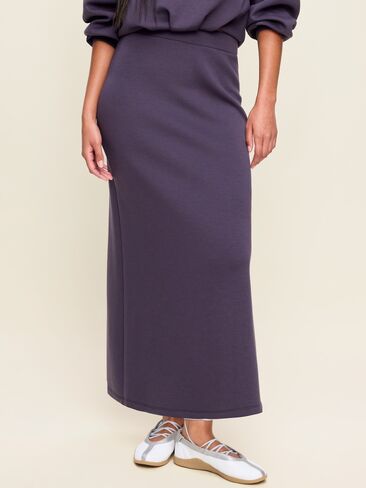 Old Navy High-Waisted Bounce Fleece Maxi Skirt - Nebula in Kuwait
