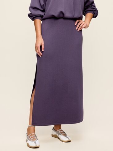 Old Navy High-Waisted Bounce Fleece Maxi Skirt - Nebula in Kuwait