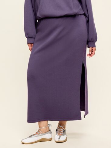 Old Navy High-Waisted Bounce Fleece Maxi Skirt - Nebula in Kuwait