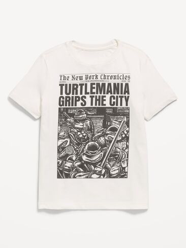 Old Navy Teenage Mutant Ninja Turtles™ Gender-Neutral Graphic T-Shirt for Kids - 3PL S 26 TMNT:SEASALT in Kuwait