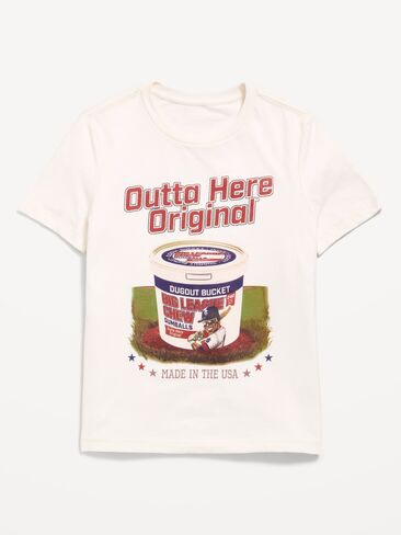 Old Navy Big League Chew® Gender-Neutral Graphic T-Shirt for Kids - Sea Salt in Kuwait