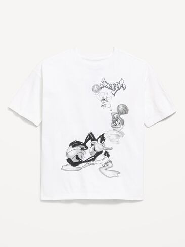 Old Navy Space Jam™ Oversized Graphic T-Shirt for Boys - Calla Lilies in Kuwait