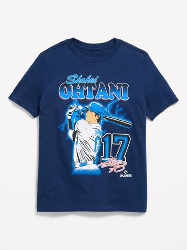 Old Navy Los Angeles Dodgers Ohtani Gender-Neutral Graphic T-Shirt Kids - Obscure Night in Kuwait