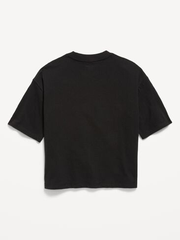 Old Navy Frankenstein™ Oversized Gender-Neutral Graphic T-Shirt for Kids - Black Jack in Kuwait