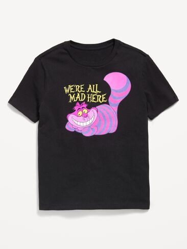Old Navy Disney© Cheshire Cat Gender-Neutral T-Shirt for Kids - Black Jack in Kuwait