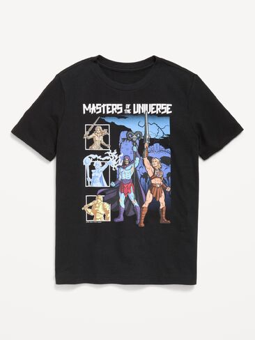 تي شيرت Old Navy Masters of the Universe® محايد للجنسين للأطفال - بلاك جاك in Kuwait