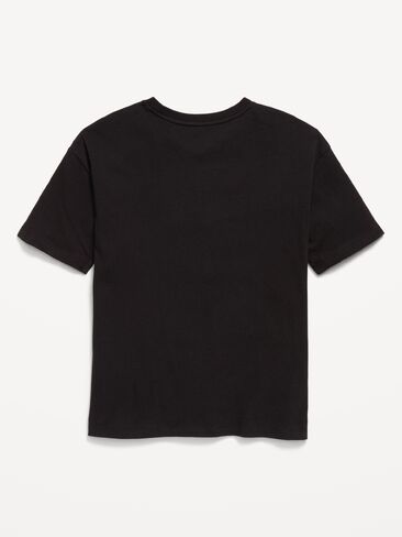 Old Navy Space Jam™ Oversized Gender-Neutral Graphic T-Shirt for Kids - Black Jack in Kuwait