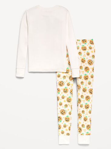 Old Navy Gender-Neutral Snug-Fit Graphic Pajama Set for Kids - Pumpkins in Kuwait
