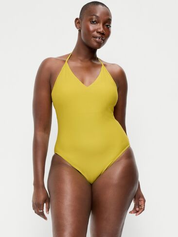 Old Navy V-Neck Halter Swimsuit - Lacewing in Kuwait