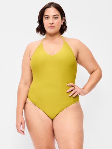 Old Navy V-Neck Halter Swimsuit - Lacewing in Kuwait