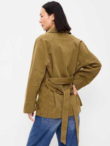 Old Navy Belted Utility Jacket - Mysterious Fern in Kuwait