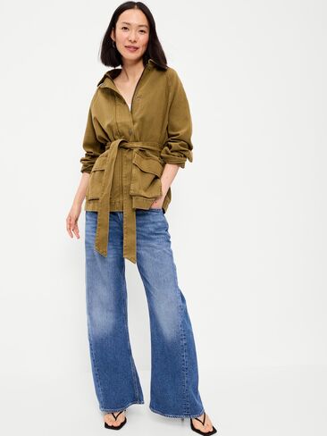 Old Navy Belted Utility Jacket - Mysterious Fern in Kuwait