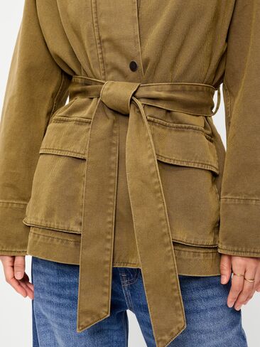 Old Navy Belted Utility Jacket - Mysterious Fern in Kuwait