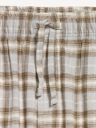 Old Navy Flannel Pajama Pants - Gray Plaid in Kuwait