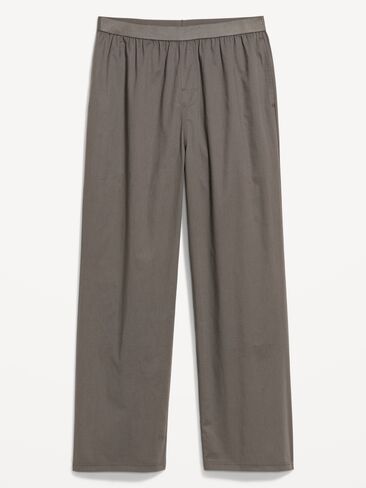 Old Navy Elastic-Waist Poplin Pajama Pant - Stainless Steel in Kuwait