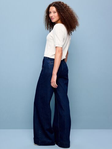 Old Navy Extra High-Waisted Super Wide-Leg Jeans - Josie in Kuwait