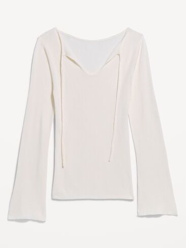 Old Navy Bell-Sleeve Keyhole Top - Creme De La Creme in Kuwait