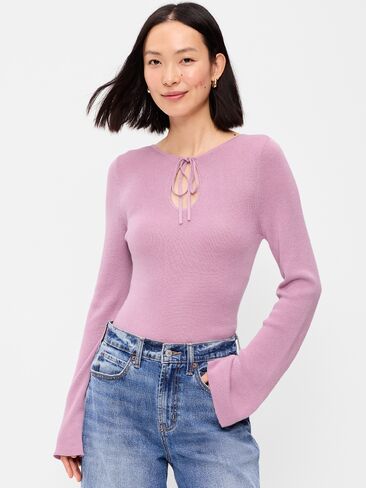Old Navy Bell-Sleeve Keyhole Top - Rose Dawn in Kuwait