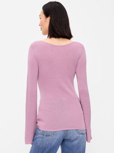 Old Navy Bell-Sleeve Keyhole Top - Rose Dawn in Kuwait
