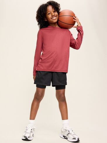 Old Navy 2-In-1 Mesh Performance Shorts for Boys - Black Jack in Kuwait