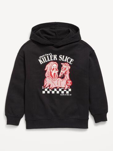 Old Navy Ghost Face™ Gender-Neutral Oversized Pullover Hoodie for Kids - Black Jack in Kuwait