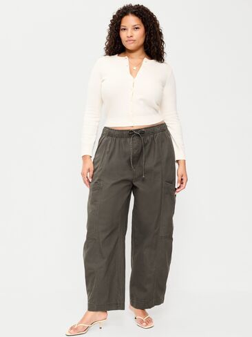 Old Navy Mid-Rise Pull-On Utility Pants - Forest Tapestry in Kuwait