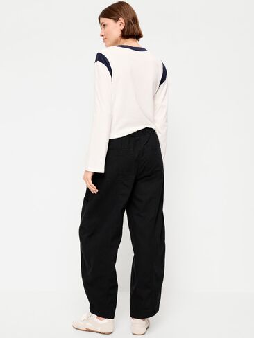 Old Navy Mid-Rise Pull-On Utility Pants - Black Jack in Kuwait