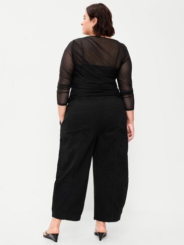 Old Navy Mid-Rise Pull-On Utility Pants - Black Jack in Kuwait