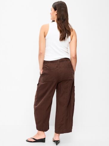 Old Navy Mid-Rise Pull-On Utility Pants - Earthen in Kuwait