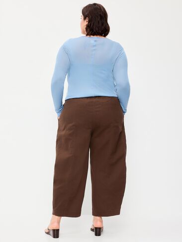 Old Navy Mid-Rise Pull-On Utility Pants - Earthen in Kuwait