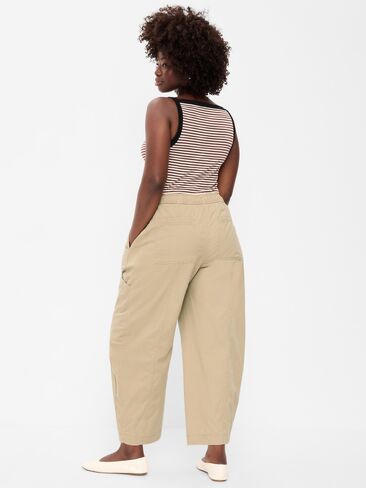 Old Navy Mid-Rise Pull-On Utility Pants - Teakwood in Kuwait