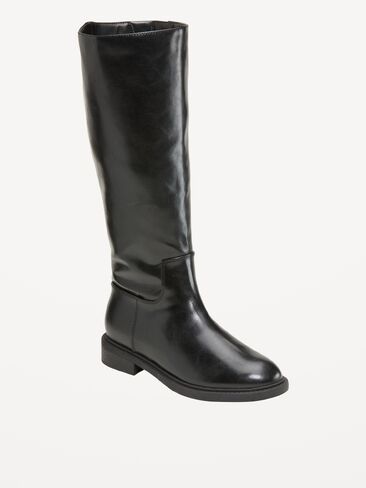 Old Navy Mid-Calf Riding Boots for Women - BlackJack in Kuwait