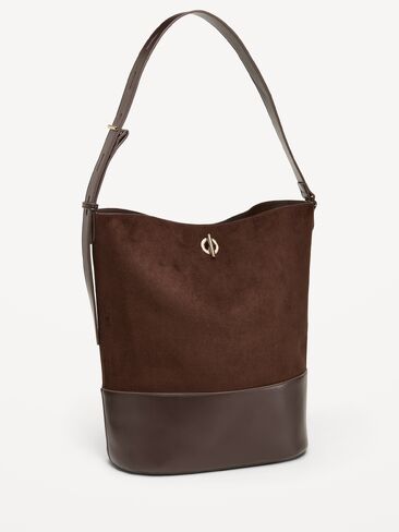 Old Navy Large Preppy Bucket Bag - Earthen in Kuwait