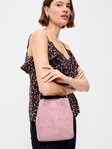 Old Navy Romantic Ring Handle Bag - Rose Dawn in Kuwait