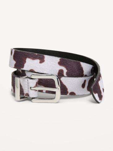 Old Navy Classic Pony Hair Belt - Cowhide in Kuwait