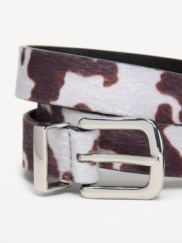 Old Navy Classic Pony Hair Belt - Cowhide in Kuwait