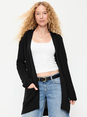 Old Navy Longline Open-Front Wrap - Black Jack in Kuwait