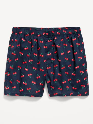 Old Navy Printed Boxer Shorts - Navy Cherries in Kuwait