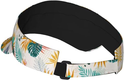 Summer Beach Sport Sun Visor Hat Adjustable Tropical Flower Hats Shells Empty Cap Hawaii Visor Caps for Women Men in Saudi Arabia